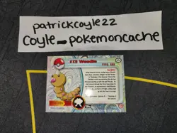 Weedle #13 Holo Pokemon Topps Series 1 Card (Black Label) NM - Image 5