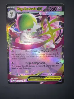 Mega Evolution Mega Gardevoir EX Double Rare #060 Pokemon Card NM - Image 1