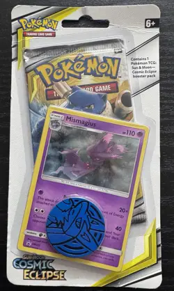 **Pokemon Cosmic Eclipse Blister Pack with Promo Card Ultra Rare!** - Image 1