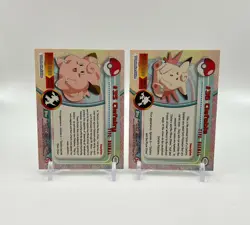 Pokemon Card - Clefairy, Clefable - Topps - Green Logo - 2 Card Set - Image 2