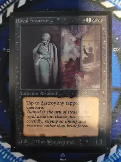 Magic the Gathering MTG International Collector's Edition Royal Assassin LP - Image 1