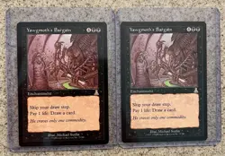 2x NM Yawgmoth's Bargain Urza's Destiny Mtg Magic the Gathering - Image 1