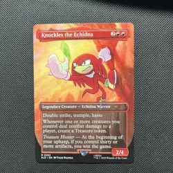 Knuckles the Echidna MTG Sonic the Hedgehog - Regular - NM - Image 1