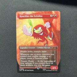 Knuckles the Echidna MTG Sonic the Hedgehog - Regular - NM - Image 3