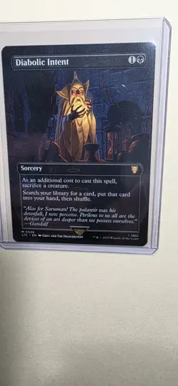 Magic: The Gathering Lord of The Rings Diabolic Intent Extended Art - Image 2