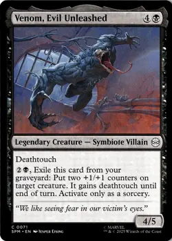 NM - Venom, Evil Unleashed C Marvel's Spider-Man 71 - Image 1