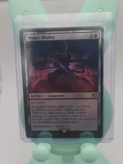 FOIL NINJA'S BLADES Final Fantasy FIN Magic MTG MINT CARD - Image 1