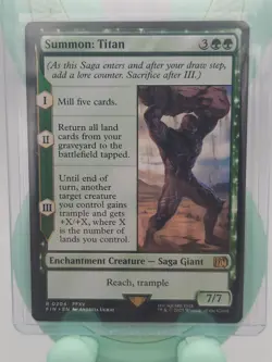 Summon: Titan - 0204 - Final Fantasy - MTG - NM/M Rare - Image 1