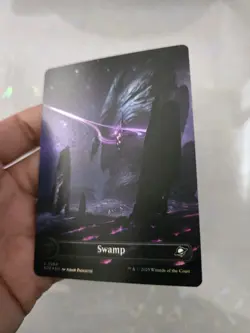 Holo Foil] Swamp (EOE 0264) (Borderless) Mtg Edge of Eternities NM - Image 2