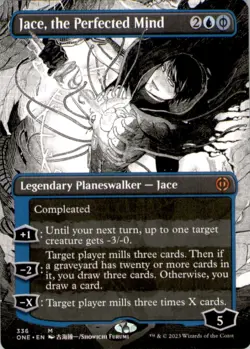 Jace, the Perfected Mind (Borderless) M Phyrexia: All Will Be One 336 NM - Image 1
