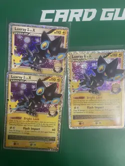 Pokemon Celebrations Luxray GL LV.X 109/111 Holo NM (3x) - Image 1