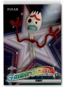 2025 Topps Chrome Disney Future Stars Toy Story Forky #FS-8 - Image 1