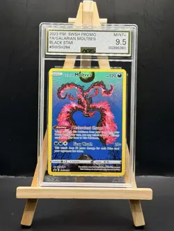 Pokemon TCG Galarian Moltres Sword & Shield Swsh284 Holo Promo AGS 9.5 - Image 1