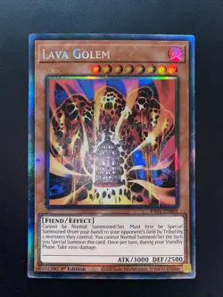 Yu-Gi-Oh! Lava Golem Ra01-En001 Eng 1St Collectors Rare Near Mint - Image 2