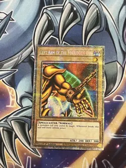 Yugioh Left Arm of the Forbidden One BLCR- EN105 Starlight Rare 1st ED NM - Image 1