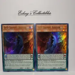 2x D/D Savant Kepler 1st Edition Ultra Rare MAMA-EN053 Yu-Gi-Oh! - Image 1