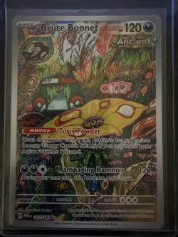 Pokemon TCG Brute Bonnet Illustration Rare Holo Card 207/182 Sv04: Paradox Rift - Image 1