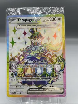 Terapagos ex, 165 SVP (Full Art, Black Star Promo) Pokemon TCG Card, SEALED! - Image 1