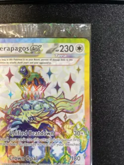 Terapagos ex, 165 SVP (Full Art, Black Star Promo) Pokemon TCG Card, SEALED! - Image 4