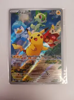 Pokemon Pikachu Adventuring Together Promo Card 027 Sealed - Image 1