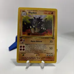 Pokemon Rhydon Jungle 45/64 1st Edition Regular Card, Mint Condition - Image 1