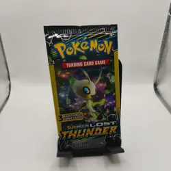 4 Different Art Work Sun & Moon LOST THUNDER 3 Card Dollar Store Booster Packs - Image 3