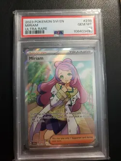 2023 Pokemon SV1 EN Miriam Ultra Rare Card #238 GEM MT 10 - Image 1