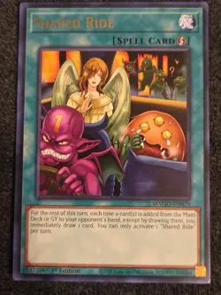 Shared Ride MAGO-EN079 Maximum Gold 1st Edition - Yugioh Card - Image 1