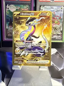 Pokemon TCG Scarlet & Violet Miraidon EX Hyper Rare Holo Card 253/198 - Image 1