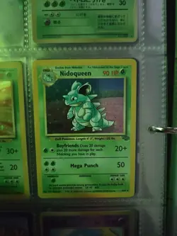 Pokemon Nidoqueen Holo Rare 7/64 Jungle Set Vintage 1999 Card - Image 1