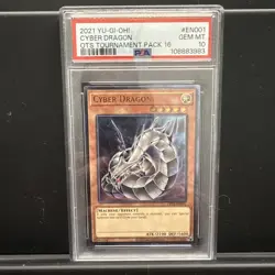 Yu-Gi-Oh Cyber Dragon Ultimate Rare Card OP16-EN001 PSA 10 - Image 1