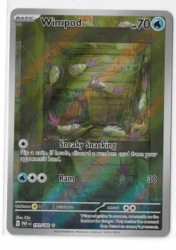 Wimpod 191/182 Illustration Rare Paradox Rift Pokemon Card NM - Image 1