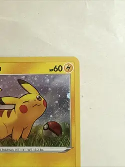 Pikachu with Holobleed and Swirl: SWSH039: Sword & Shield Holo Promo Card - Image 4