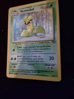Pokemon TCG Victreebel Jungle Holo Card 14/64 Unlimited Rare, Near Mint Vintage - Image 3