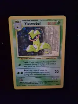 Pokemon TCG Victreebel Jungle Holo Card 14/64 Unlimited Rare, Near Mint Vintage - Image 4