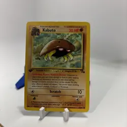 Pokemon TCG Kabuto Fossil 1st Edition Common Card 50/62 Regular - Image 1
