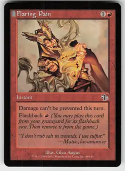 MTG Judgment #89 Flaring Pain Lightly played tcg - Image 1