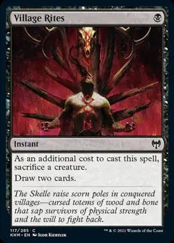 Village Rites - Near Mint MTG Kaldheim - Image 1