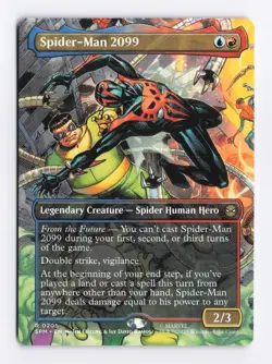 Spider-Man 2099 (Borderless) 0205 (R) MTG Marvel's Spider-Man (SPM) - Image 1