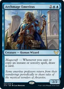 MTG English Archmage Emeritus NM Normal Strixhaven - Image 1