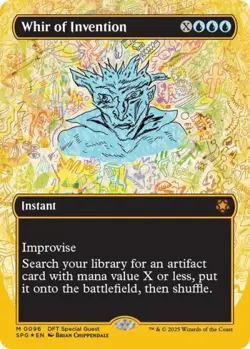 MTG English Whir of Invention (Borderless) (First-Place Foil) NM Foil - Image 1