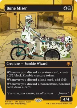 MTG English Bone Miser (Borderless) (First-Place Foil) NM Foil Special Guests - Image 1