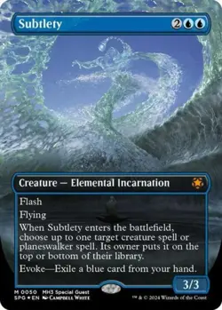 MTG English Subtlety (Borderless) (Textured Foil) NM Foil Special Guests - Image 1