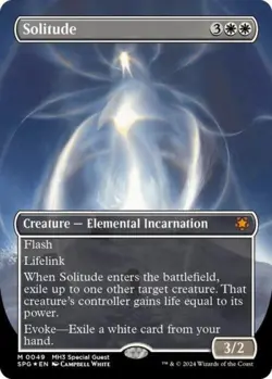 MTG English Solitude (Borderless) (Textured Foil) NM Foil Special Guests - Image 1