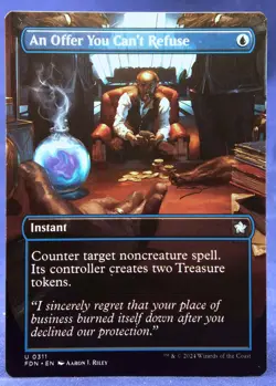 An Offer You Can't Refuse (Borderless) - MTG - Foundations FDN - NM - Image 1