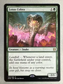 MTG / Lotus Cobra / ZNR / #193 / Regular / Rare / NM - Image 1