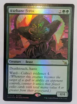 Axebane Ferox MKM Promo Foil - MTG RARE - Image 1