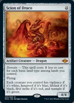 MTG English Scion of Draco NM Normal Modern Horizons 2 - Image 1