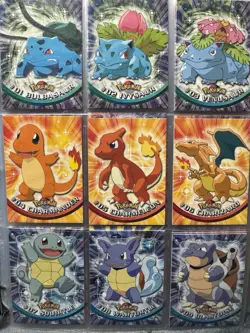 Topps Pokemon Tv Animation Base Set Cards 1-117 - Image 1