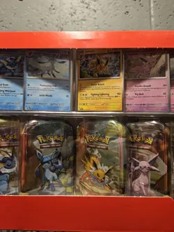 Pokemon TCG Prismatic Evolutions Costco 8 Mini-Tin Bundle w/ Promo Cards NEW - Image 2